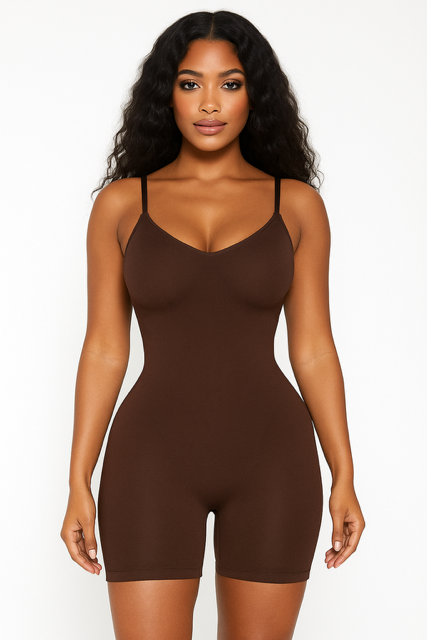 Mocha Sculpt Short Bodysuit